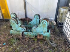 Pair of large roll manipulators with one motorised manipulator 240v (located in yard) suitable for