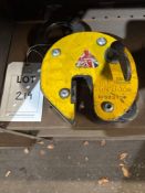 Camlok sheet lifting clamp SWL 2000Kg 32mm gap (cert until Feb 25)