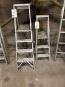 Two platform step ladders