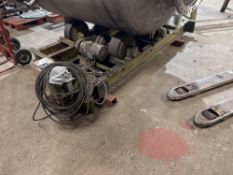 Pair of large roll manipulators with one motorised manipulator 240v (excludes contents)