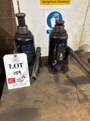 Two 15 ton bottle jacks (cert until Feb 25)