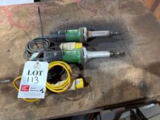 Two Hikoki GP 252 straight grinders