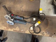 Bosch GWS 11-125 and Bosch 14-125S 110v professional angle grinders