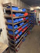 Contents of 40' shipping container workshop to include various nuts, bolts, washers, electric fittin