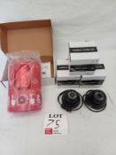 Site alert fire alarm, CCTV cameras X3