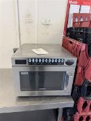 Samsung CM1929 stainless steel commercial 1850W microwave, serial no. AOWH7WAH800295Z
