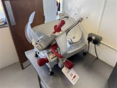 Metcalfe bench top commercial slicer, model NS200XHD, serial no. N6300XD/449/F1 (2021), 240v