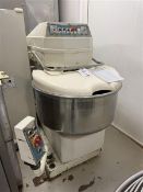 Mixer SRL spiral dough mixer, model ASM/RS 200 SX, Serial no. 0000003481 (2003), 900mm bowl