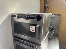 Samsung CH1929 stainless steel commercial microwave, serial no. 40WH7WAH100179M