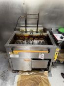 At Aztec stainless steel doughnut fryer, 1.1m x 900 - part complete