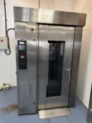 Mono single rack oven, model MX-ECO-Touch, internal dimensions 1m x 1m A ‘point of work’ risk
