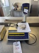 Avery Berkel P050 bench top digital weighing scales, max 15kg, min 100g