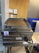 Lincat A005 stainless steel counter top griddle, serial no. 30127371