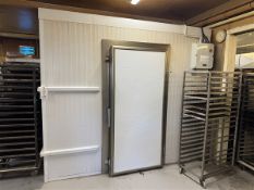 Walk-in cold room, 3.5m x 3m, Kelvion single van evaporator and compressor