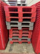 Ten plastic pallets Manual Handling: Please ensure sufficient & suitable resource / handling aids
