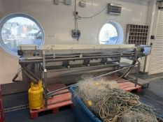 Marel stainless steel fish grading line, type Intralox S100FGPP, serial no 007-0009-0038-15 (
