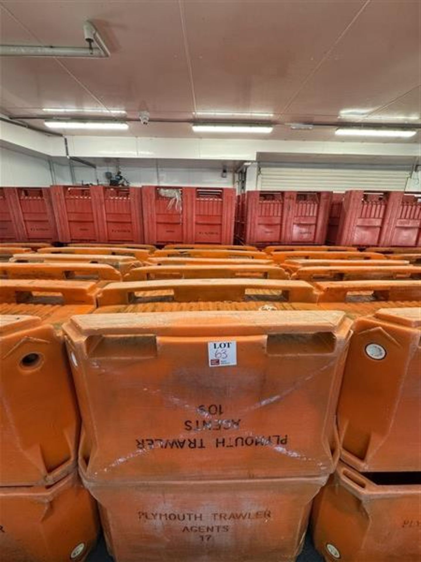 Twelve orange plastic insulated dolav boxes (branded), approx. 1200 x 900 x 750mm - Image 2 of 3