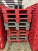 Ten plastic pallets Manual Handling: Please ensure sufficient & suitable resource / handling aids