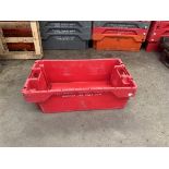 Circa 200 plastic trays (branded), approx. 900 x 500 x 260mm Manual Handling: Please ensure