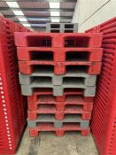 Ten plastic pallets Manual Handling: Please ensure sufficient & suitable resource / handling aids
