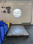 Marel stainless steel digital floor scale, type C2, serial no. 10508663, 110/230v, 1500 x 2400mm