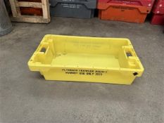 Circa 450 plastic trays (branded), approx. 800 x 500 x 200mm Manual Handling: Please ensure