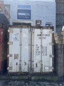 Freezer container, 8 x 20ft, with stainless steel internal panels & flooring, with Searle KGC 70-6
