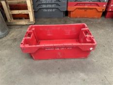 Circa 200 plastic trays (branded), approx. 900 x 500 x 260mm Manual Handling: Please ensure