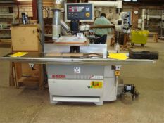 SCM T130 E Class Through feed single spindle moulding machine (2005)