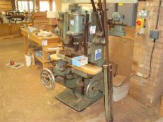 Wadkin Twin head chain and chisel morticing machine