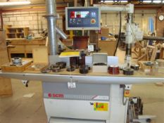 SCM T130 E Class Through feed single spindle moulding machine (2005)