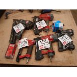Senco Five various pneumatic nail guns as lotted