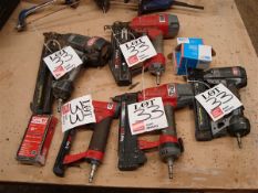 Senco Five various pneumatic nail guns as lotted