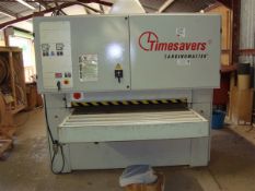Timesavers Sandingmaster A3200-1350 Through feed wide belt sanding machine with local ducting and