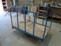 Mannually operated stock transfer trolley