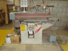 Lasm LBK160 Horizontal belt sanding machine with sanding spindle with CAS Master dust extraction sys