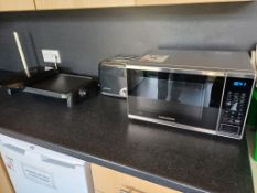 MORPHY RICHARDS domestic microwave, kettle & kitchen sundries