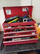 Clarke 6 drawer toolbox with contents