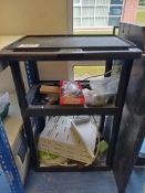 Luxor 3 tier workstation, 610mm x 480mm (excluding contents)