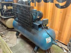 Clarke SE36C270 receiver mounted screw compressor, 10.3 bar,Year of manufacture: 2006, Serial no.