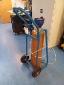 Steel fabricated bottle cart (excluding bottles)