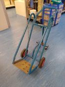 Steel fabricated bottle cart (excluding bottles)