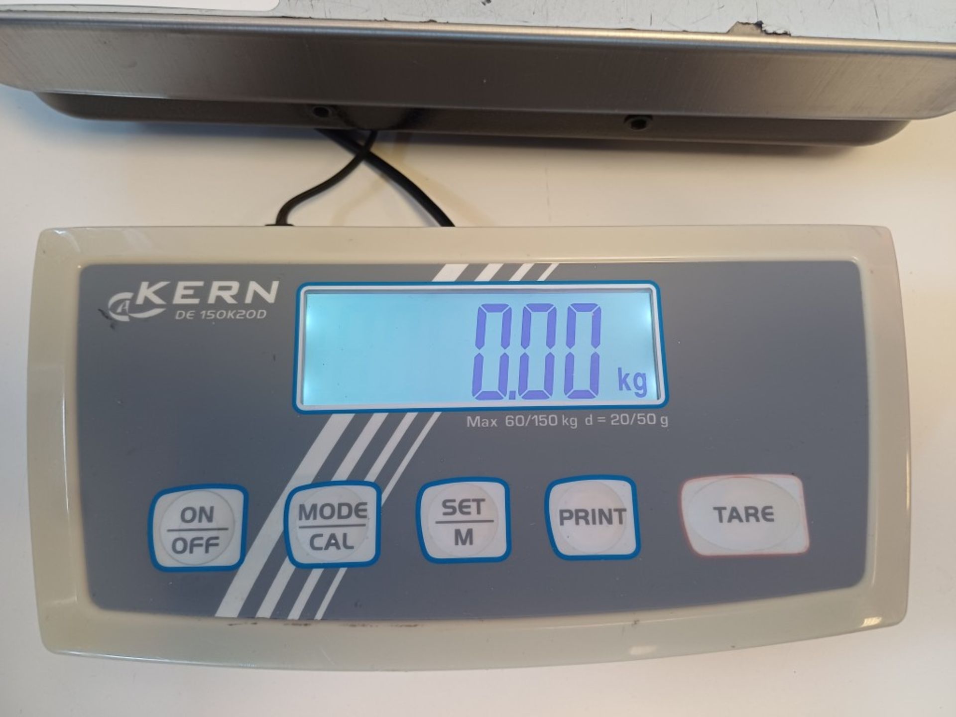Kern DE150K20E counter top digital scales, 20g - 150kg capacity - Image 2 of 3