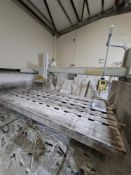 Gravellona Toce Tecna 36 Gantry saw with hydraulic tilting and rotating table (1999)