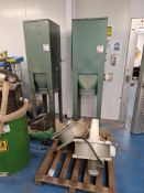 P & J Two single bag dust extraction units with assosiated vacuum pumps
