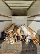 Assorted quantity of picture frame moulding stock