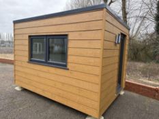 Pre-fabricated composite garden room, exterior size: length 270cm x width 375cm x height 250cm compl