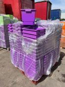 Approx 170 x Purple Quad Height Trays