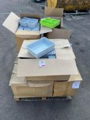 Pallet of Desk/Drawer Organiser Trays - Mixed Heights and Colour Grey and Green