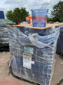 142 x Clear Blue Quad Height Trays